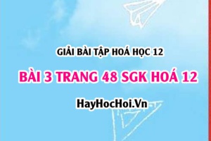 Giải bài 3 trang 48 SGK Hoá 12: Tính chất hoá học của Amino Axit
